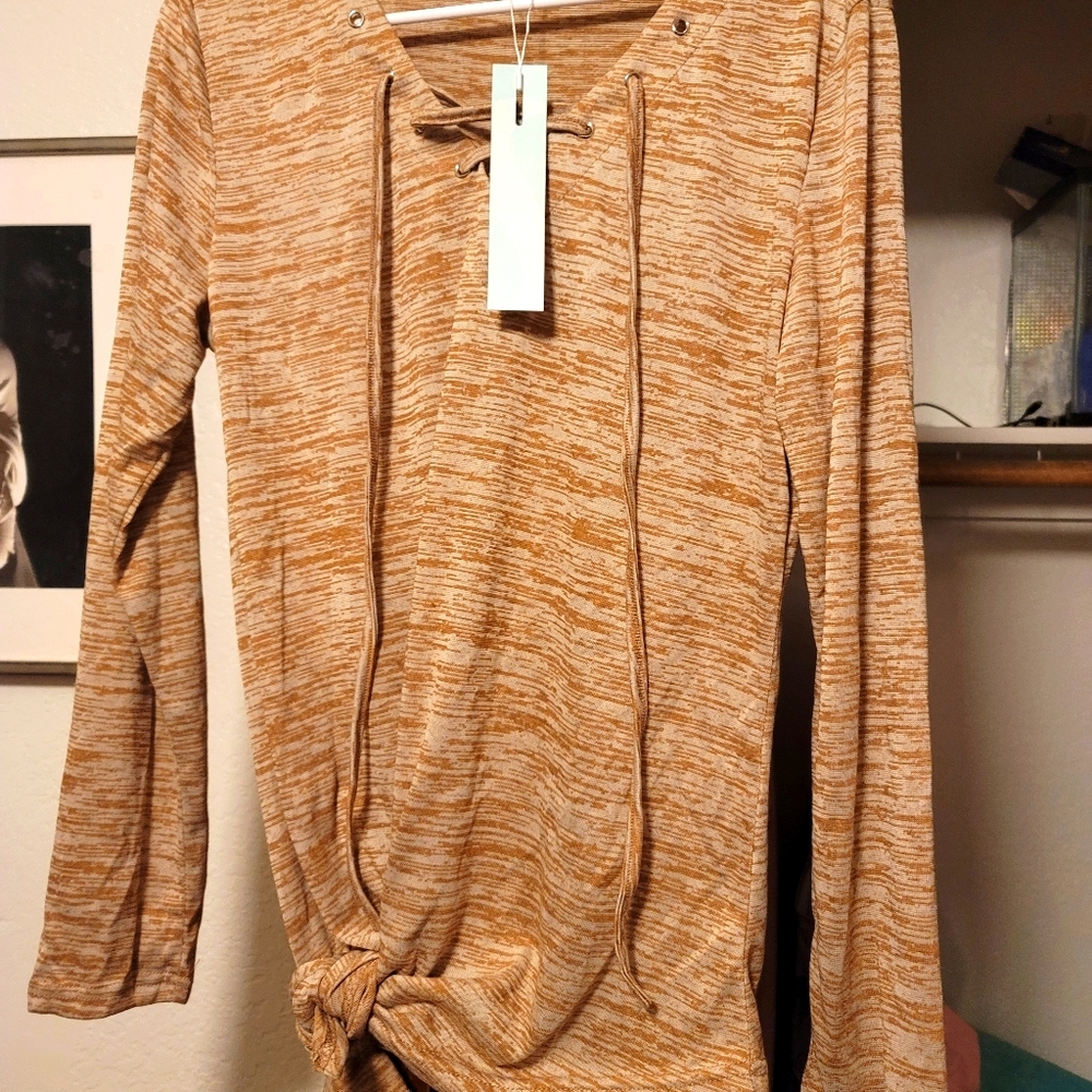 Light brown thin top